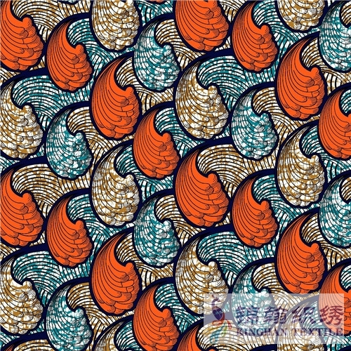 KHAFF1039 African Polyester Ankara Wax Print Fabrics