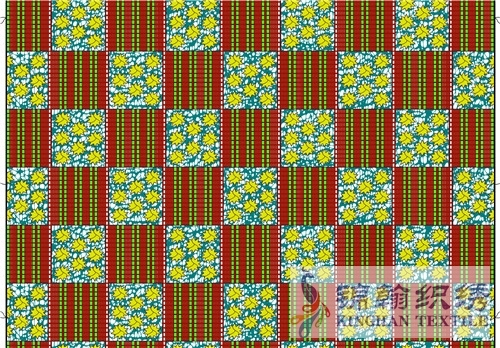 KHAFF2033 African Cotton Ankara Wax Print Fabrics