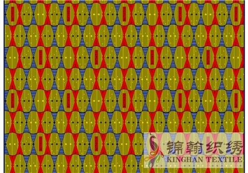 KHAFF2054 African Cotton Ankara Wax Print Fabrics