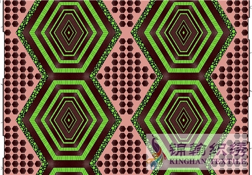KHAFF2041 African Cotton Ankara Wax Print Fabrics