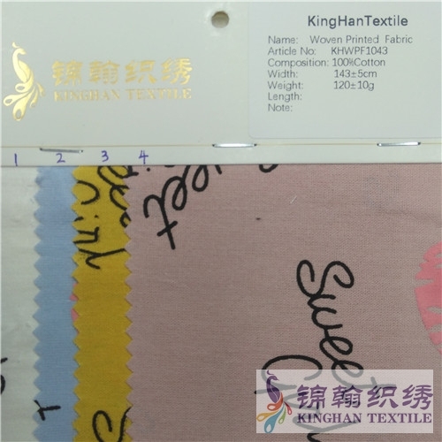 KHWPF1043 100%Cotton Printed Fabrics