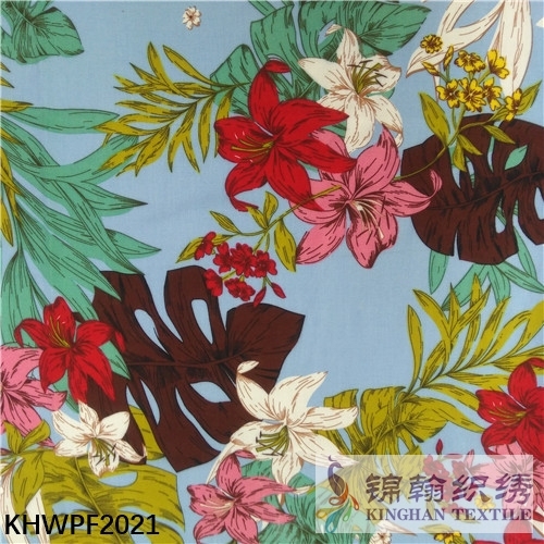 KHWPF2021 100%rayon Printed Fabrics