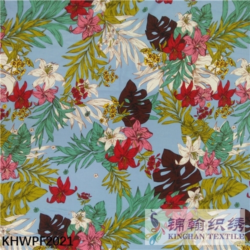 KHWPF2021 100%rayon Printed Fabrics