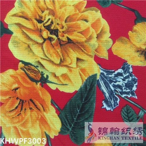 KHWPF3003 100%Polyester Printed Fabrics
