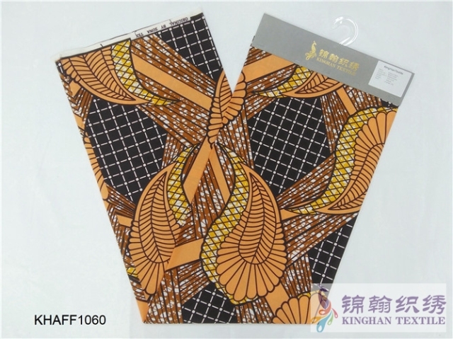 KHAFF1060 African Polyester Ankara Wax Print Fabrics