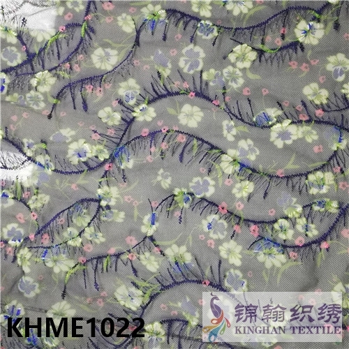 KHME1022 Flat Mesh Embroidery