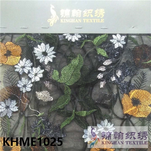 KHME1025 Flat Mesh Embroidery