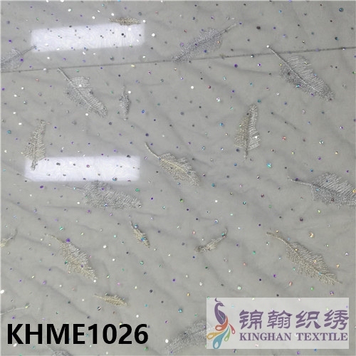 KHME1026 Flat Mesh Embroidery