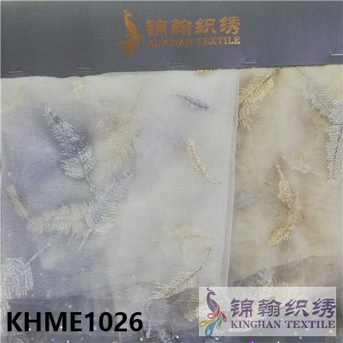 KHME1026 Flat Mesh Embroidery