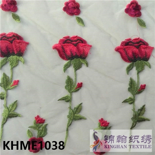 KHME1038 Flat Mesh Embroidery
