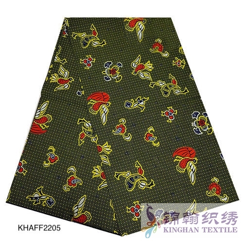 KHAFF2205 African Cotton Ankara Wax Print Fabrics