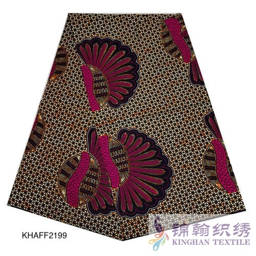 KHAFF2199 African Cotton Ankara Wax Print Fabrics