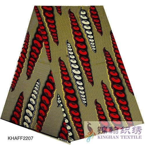 KHAFF2207 African Cotton Ankara Wax Print Fabrics