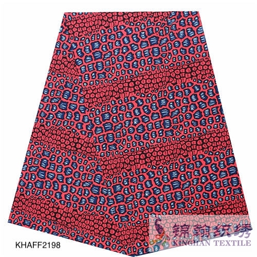 KHAFF2198 African Cotton Ankara Wax Print Fabrics