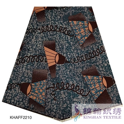 KHAFF2210 African Cotton Ankara Wax Print Fabrics