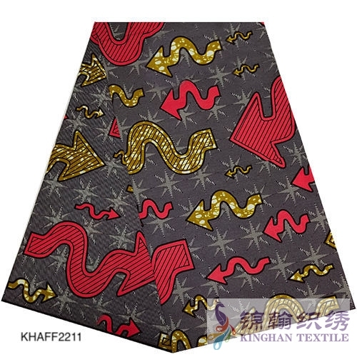 KHAFF2211 African Cotton Ankara Wax Print Fabrics