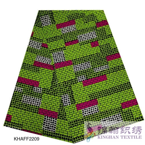 KHAFF2209 African Cotton Ankara Wax Print Fabrics