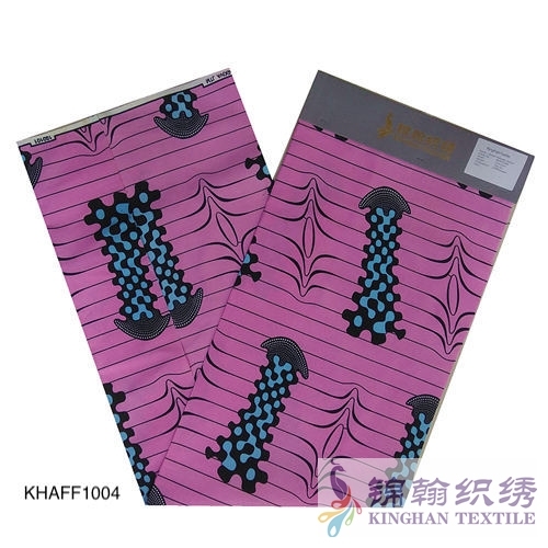 KHAFF1004 African Polyester Ankara Wax Print Fabrics