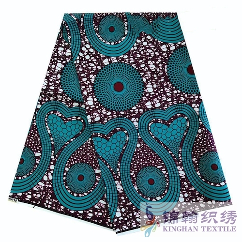 KHAFF2223 African Cotton Ankara Wax Print Fabrics