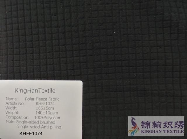 KHFF1074 Printed Polar Fleece fabrics Double-sided brushed, Single-sided Anti pilling