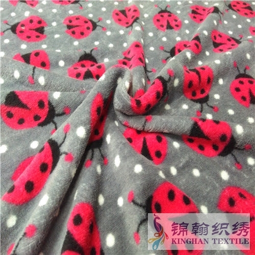 KHFF4057 Printed Coral Fleece fabrics