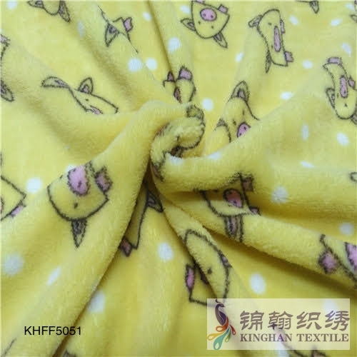 KHFF4051 Printed Coral Fleece fabrics