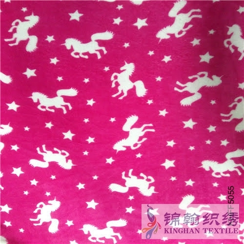 KHFF4055 Printed Coral Fleece fabrics Item No.: KHFF5051