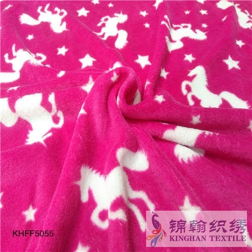KHFF4055 Printed Coral Fleece fabrics Item No.: KHFF5051
