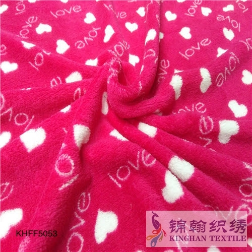 KHFF4053 Printed Coral Fleece fabrics