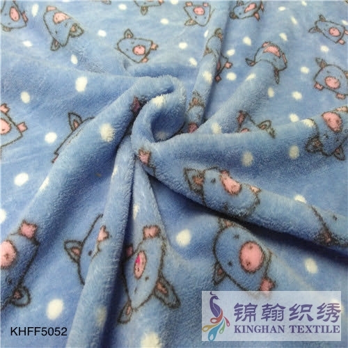 KHFF4052 Printed Coral Fleece fabrics