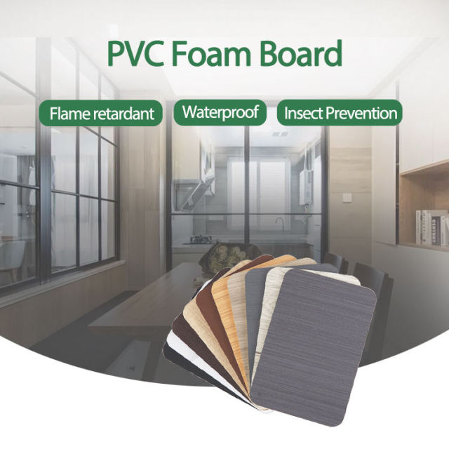 4x8 Laminated PVC Foam Board Sheet Wooden Grain Foam Sheets Plastic Wood Grain Pvc Marble Sheet