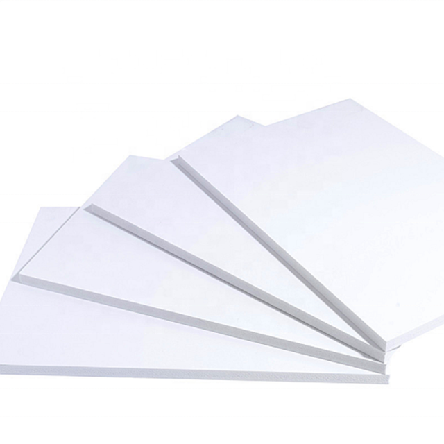 China hot sale 0.55 density 3mm 5mm 8mm 12mm thickness 4x8 forex sintra pvc foam sheet for printing
