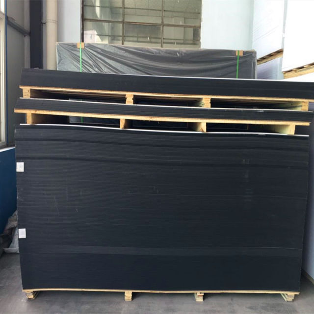 Black 1220*2440mm PVC foam sheet sintra board PVC
