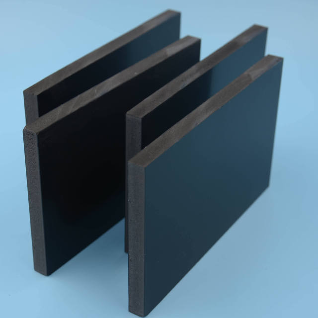 4X8ft Expanded PVC Sheet 1/2 Inch Thick Black PVC Foam Board Lightweight Rigid Plastic Sheets for Signage Screen Painting
