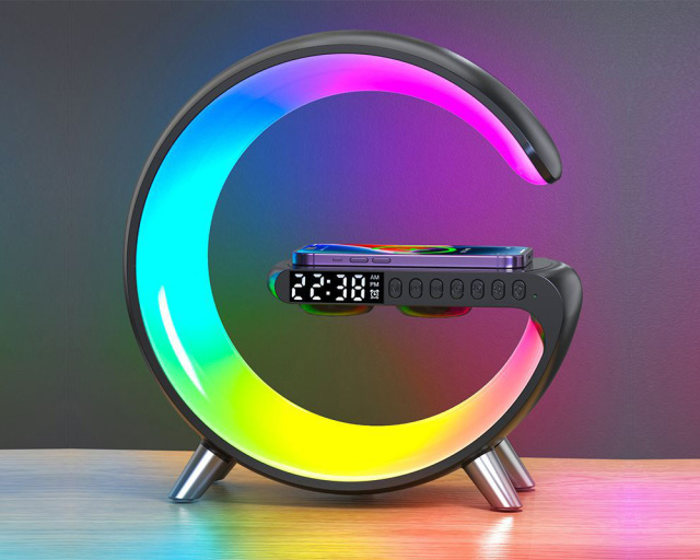 Mood Light Speaker with wireless charging pad