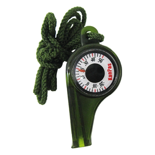 KanPas  Outdoor whistle compass with thermometer #T-20-WH