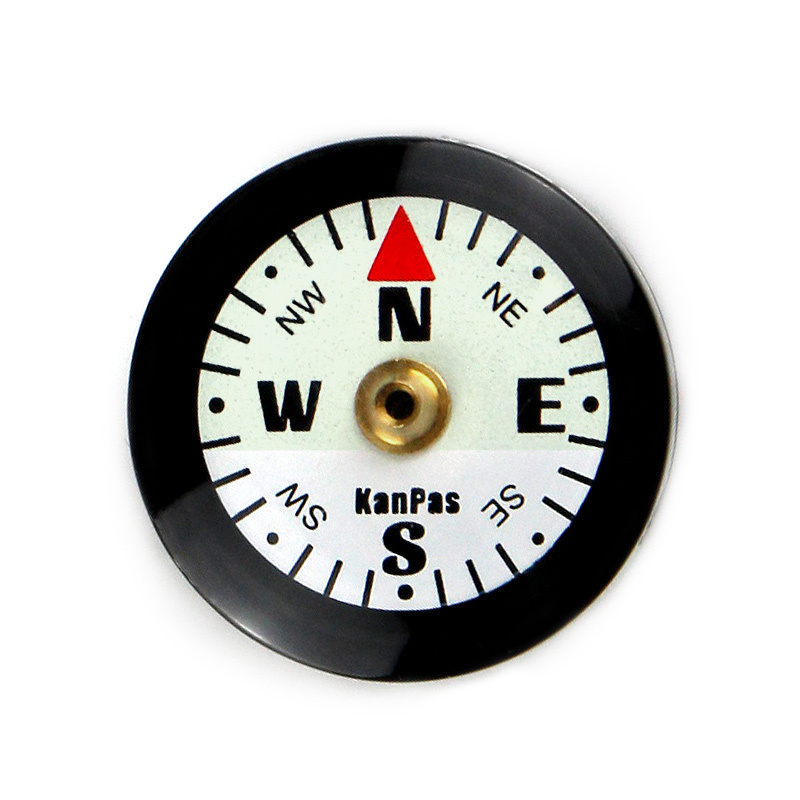 KanPas Iceage version Luminous Button Compass #A-25-S