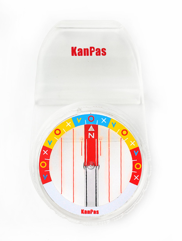 KanPas MTBO Map Board Clip Compass #MTB-43-F