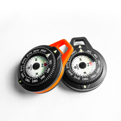 KanPas Luminous EDC Compass with zipper pull ring and lanyard   # K-18