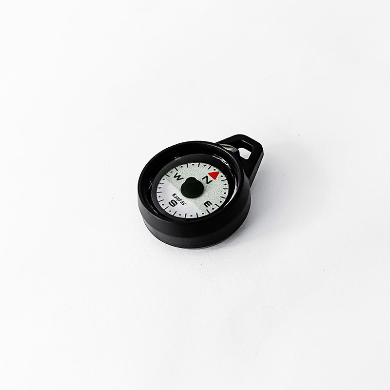 KanPas Luminous EDC Compass with zipper pull ring  #EDC-18