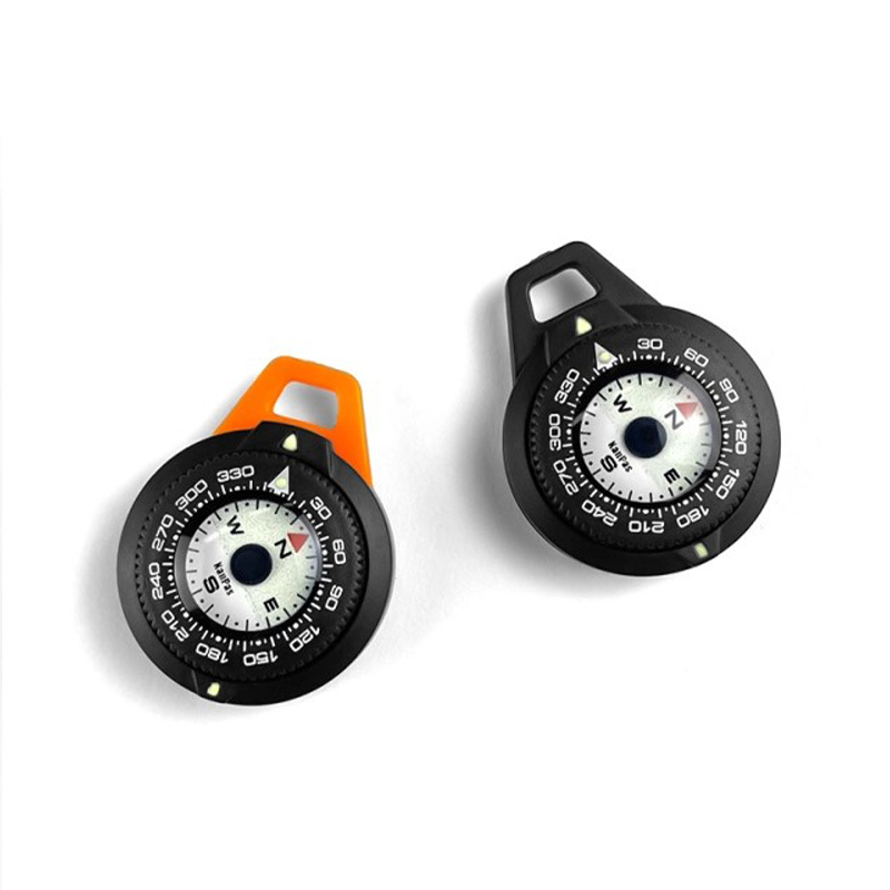 KanPas Luminous EDC Compass with zipper pull ring and lanyard   # K-18