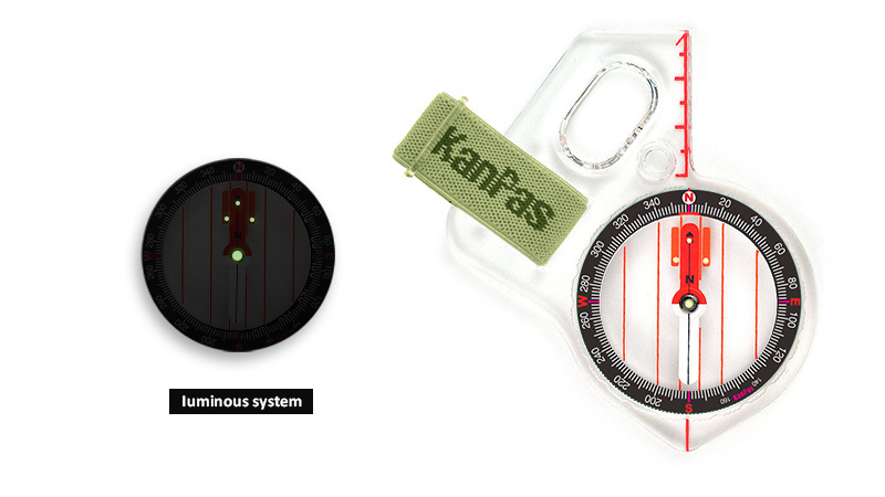 Affordable orienteering compass for teaching