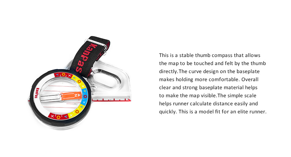 Orienteering compass with liquid-filled capsule for smooth needle movement.