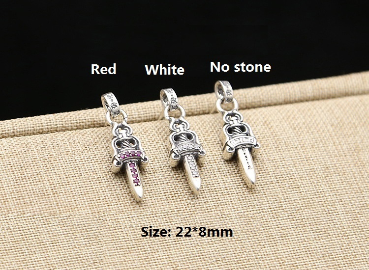 925 sterling silver handmade vintage dangle post earrings American European antique silver designer sword dangle earrings punk style luxury jewelry gifts