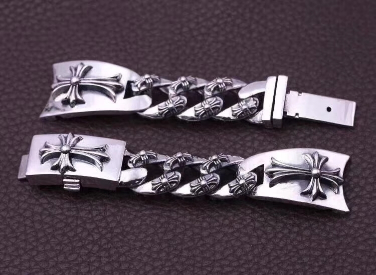 925 sterling silver handmade watch bands American European punk gothic vintage luxury jewelry accessories gifts