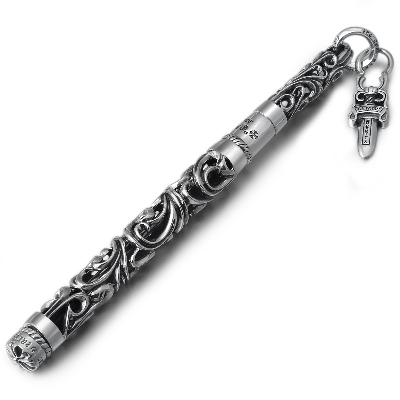 925 sterling silver handmade crosses scroll pen American European gothic punk style antique vintage designer jewelry fashion accessories