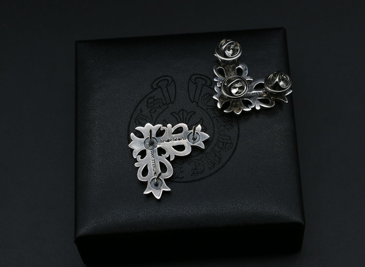 925 sterling silver handmade crosses brooches American European punk gothic vintage luxury jewelry collar accessories gifts