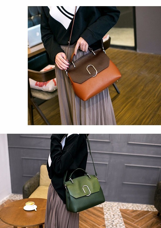 Real leather crossbody handbags with zipper pocket Lightweight Shoulder Bags Luxury women's fashion accessories