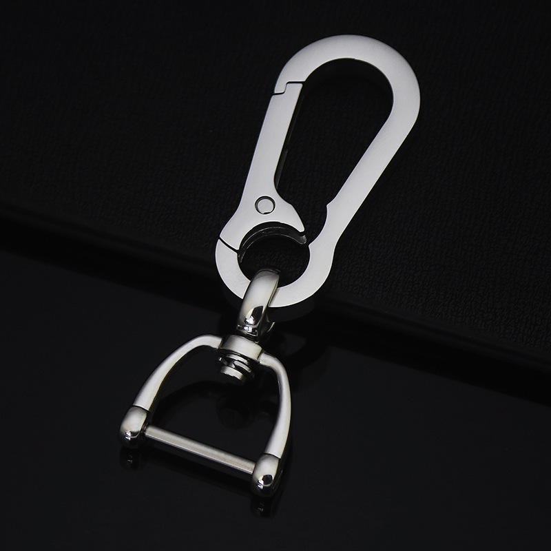 Stainless Steel Keychain Keyrings Component Parts for Key Classic Vintage Fashion Accessories Gifts