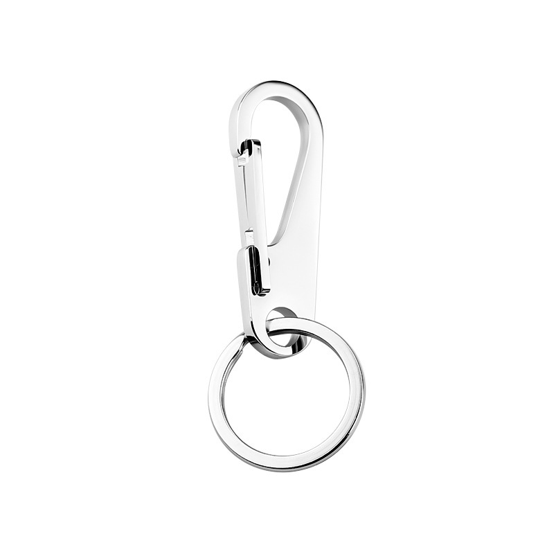 Stainless Steel Keychain Keyrings Round Ring for Key Classic Vintage Fashion Accessories Gifts